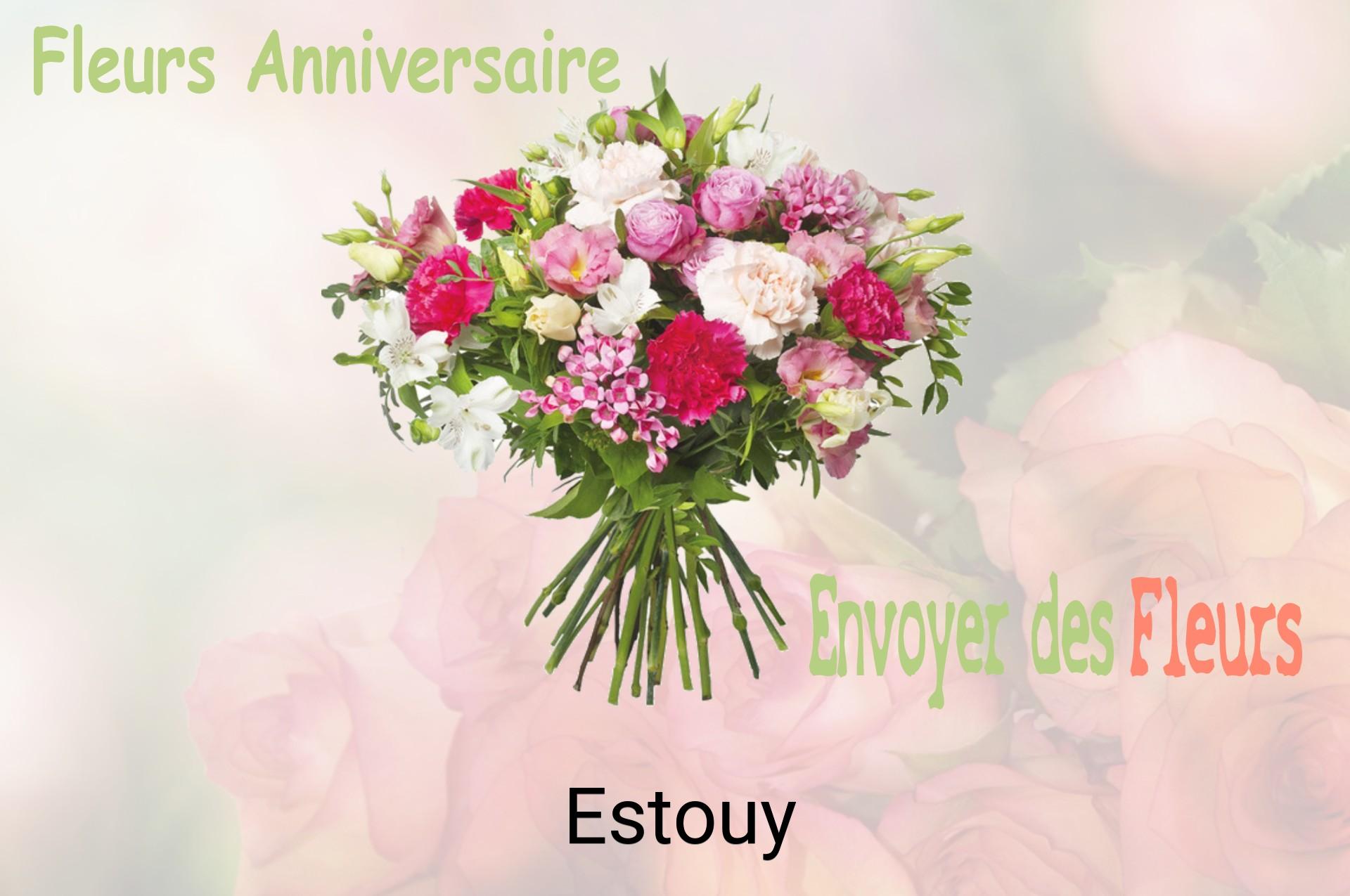 Bouquet de fleurs d’anniversaire livré à Estouy